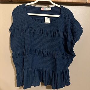 Navy Blue Women's Top